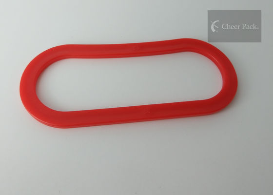Хозяйственная сумка красного цвета носит ручку, ручки пластмассы для ширины сумок 3.5км