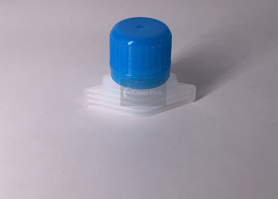 Впрыска крышки Споут гибкой упаковки моделируя голубой материал ПЭ цвета