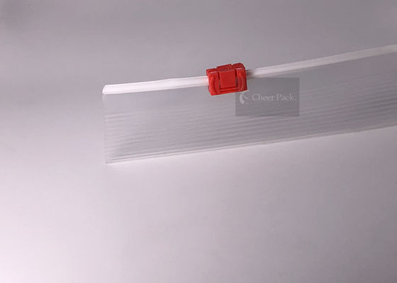 Слайдер молнии ПП ОЭМ красного цвета Зиплок для упаковки сумки уплотнения правильной стороны