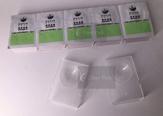 Белые пластмасовые контейнеры ПП небольшие для красочного маникюра упаковывая, диаметра 45*30