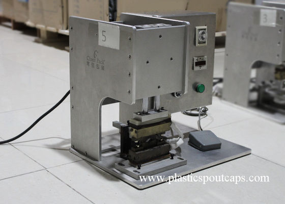 Полуавтоматный пластиковый Споут стоит вверх машина запечатывания мешка для сопла прессы уплотнения