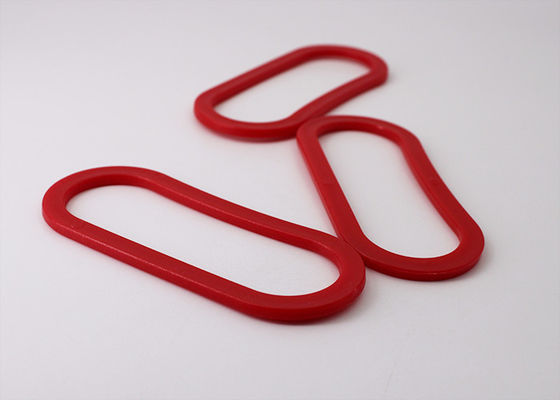 Красная пластиковая рукоятка для переноски продуктовой сумки для розничного товара