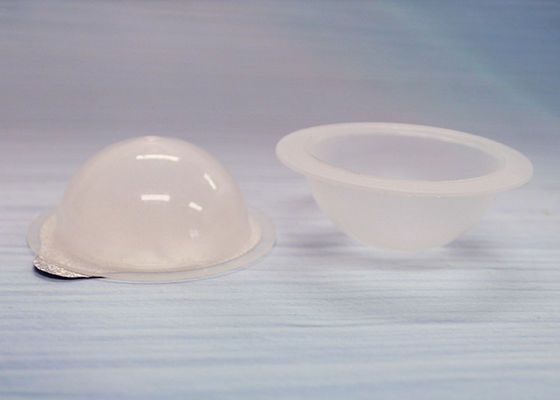 Пластиковые небольшие стручки контейнера для жидкости ухода за лицом очищая в круглой нижней форме