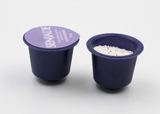 Мини капсулы стручка кофе для порошка/напитка Неспрессо приправленных молоком пудрят капсулы упаковки с фильмом запечатывания