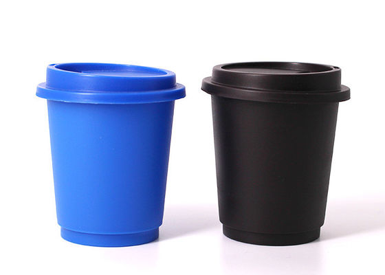Голубой логотип прессы печати пластиковой коробки растворимого кофе смещенный для эспрессо смешивания смеси Декафе