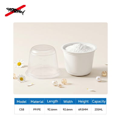 качество  Beauty Mixing Bowl Cosmetic Tools Individually Packaged Mask Powder Mixing Bowl Comes with Scale Фабрика
