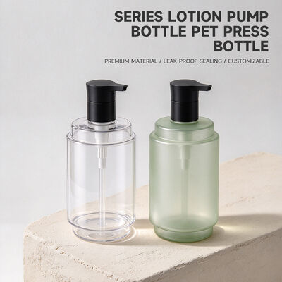 Качество  470ml PET Lotion Pump Bottle | 28 Thread Custom Cosmetic Packaging | Food-grade recyclable PET, leak-proof, custom color & logo for shampoo, body wash and skincare bulk packaging Фабрика