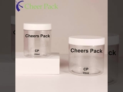 Популярные прозрачные пищевые пластиковые банки из ПЭТ с винтовыми крышками