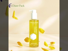 Облицовка для эфирного масла для тела Бутылка 150 мл 210 мл Прозрачный пластиковый шампунь на заказ Лосьон для волос Масляный насос Bo