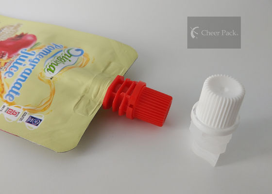 Материал ПЭ крышка Споут пакета приветственного восклицания 8,6 мм пластиковая для стоит вверх сумка сока