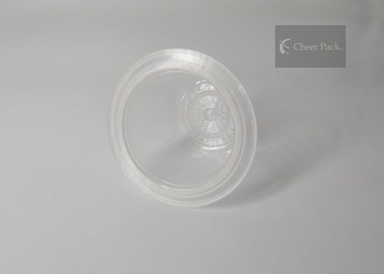 Прозрачный мини круглый Дя пластмасовых контейнеров 49мм для упаковки порошка шоколада