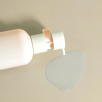 250 мл Flip Top Cap HDPE Пластиковый Шампунь Детский уход Розовая бутылка Лосьонный насос Для косметической упаковки