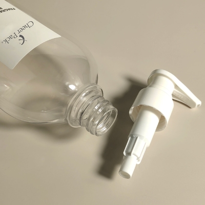 Luxury PET Plastic 300ml Pump Bottles Белый Прозрачный Черный для шампуня Кондиционер Лосьон Для очистки лица Упаковка