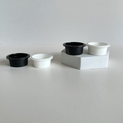 20 мл пластиковые PP стаканчики с крышками для косметического крема и лосьона, диаметр 54 мм