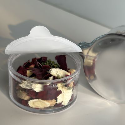 Пластиковый стаканчик 30 мл из ПП/ПС с крышкой из алюминиевой фольги для упаковки пищевых продуктов