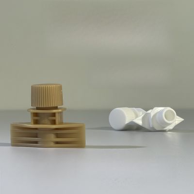 Portable and Durable 5mm PE Plastic Screw Cap with Flip Top Spout Lids Food Grade Safe Rim for Cosmetic Flexible Packaging