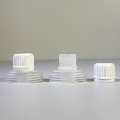 Портативная и прочная 16 мм PE пластиковая винтовая крышка с крышкой Flip Top Spout Lids Food Grade Safe Rim для напитков Гибкая упаковка