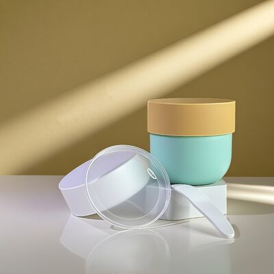 Пластиковый контейнер пищевого качества из ПП с завинчивающейся крышкой и этикеткой с УФ-печатью для косметических кремов для лица и тела объемом 150-500 мл (Cheer Pack)