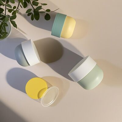 Пластиковый контейнер пищевого качества из ПП с завинчивающейся крышкой и этикеткой с УФ-печатью для косметических кремов для лица и тела объемом 150-500 мл (Cheer Pack)