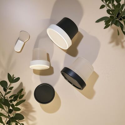 Пищевой класс 50-120 мл Пластмассовые PP банки Основной материал для косметических кремов, кремов для тела, лосьонов, закусок, конфеты, печенье, желе, хранилище молока