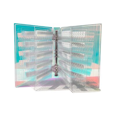 Съемная акриловая магнитная доска для демонстрации нейл-арта, градиентные цвета, 120/180/240 оттенков для пластиковых инструментов, гель-лаков, товаров для маникюра