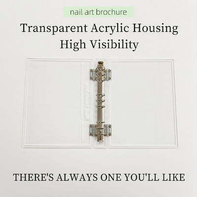 Съемная прозрачная акриловая магнитная доска для демонстрации дизайна ногтей, книга на 120/180/240 цветов, пластиковый инструмент для типсов для гель-лака