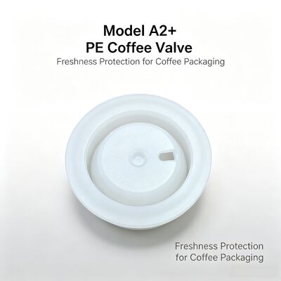 Model A2+ PE Coffee Valve One-Way Air Vent Valve for Coffee Bag Flexible Packaging