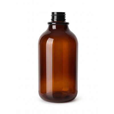 500ml Amber PET Lotion Pump Bottle | Cosmetic Shampoo Packaging Supplier | Thickened base, leak-proof. Custom logo & color for shampoo, body wash, skincare liquid. Bulk wholesale, flexible MOQ.