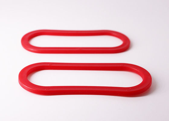 Красные твердые ручки полиэтиленового пакета для умирают обслуживание ОЭМ полиэтиленовых пакетов отрезка