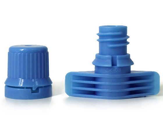 Голубые сияющие крышки Spout 9.6mm Doypack пластиковые