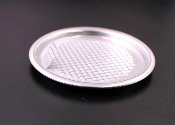 Крышка алюминиевой консервной банки серебряного цвета трудная легкая открытая 0.6mm