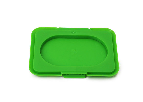 Зеленая пластиковая влажная ткань обтирает длину 79.5mm крышки сальто коробки верхнюю