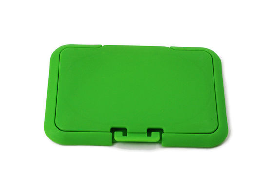 Зеленая пластиковая влажная ткань обтирает длину 79.5mm крышки сальто коробки верхнюю